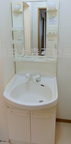 ガーデンコート多摩川の洗面所|独立洗面台