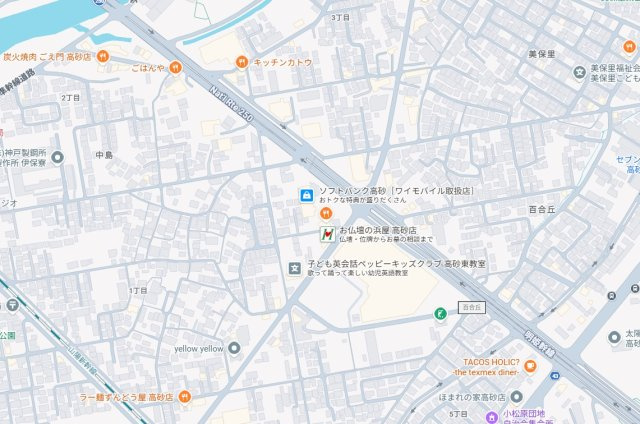 高砂市中島　第4期　新築一戸建ての地図