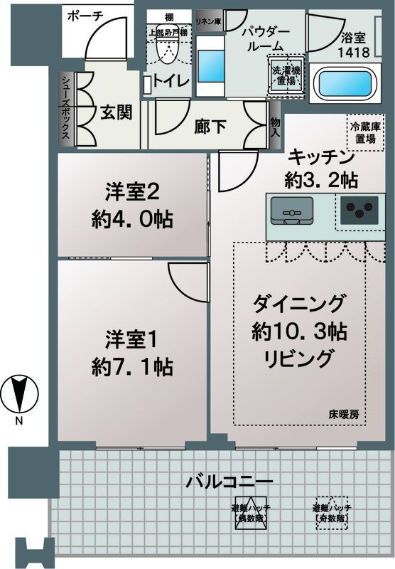 MJR堺筋本町タワー BRAVI不動産の間取り|【MJR堺筋本町タワー】