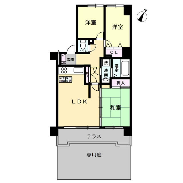 ライオンズマンション菅田第6の間取り