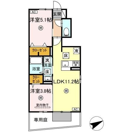 D-ROOM　N.Tの設備