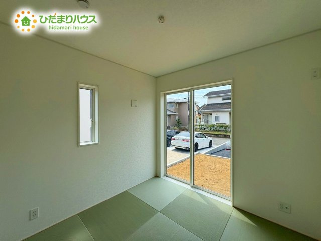 北茨城市中郷町日棚第1　新築戸建の和室|赤ちゃんスペースや客間など、多彩な用途で使用できる和室☆