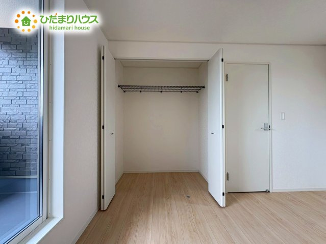 北茨城市中郷町日棚第1　新築戸建の収納|全室にクローゼットが付いていて、お部屋の住空間もスッキリ広々つかえそうです(^^)/