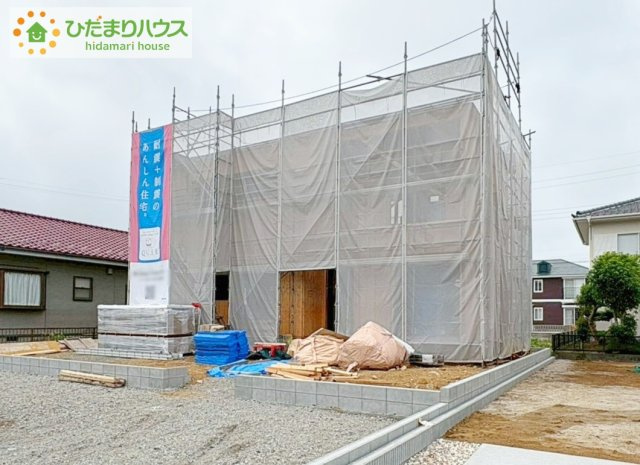 北茨城市中郷町日棚第1　新築戸建の外観|南側道路につき日当り良好！