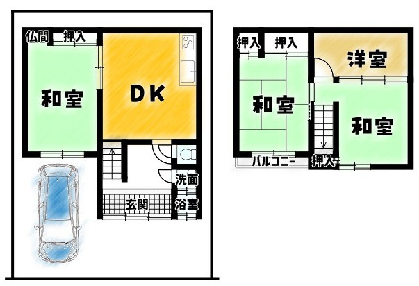大原野西境谷町３丁目の外観