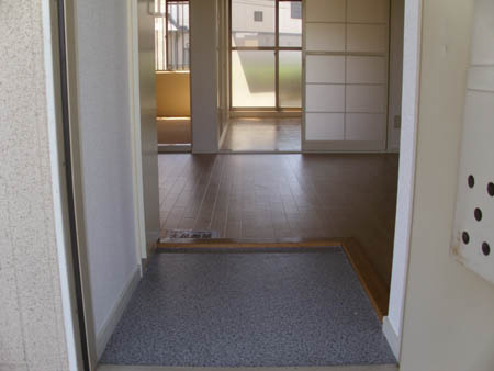 モアクレスト花田公園B棟の玄関|ゆったりとした玄関です