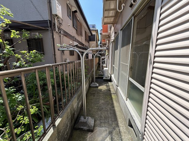 フジハイツカンノのバルコニー