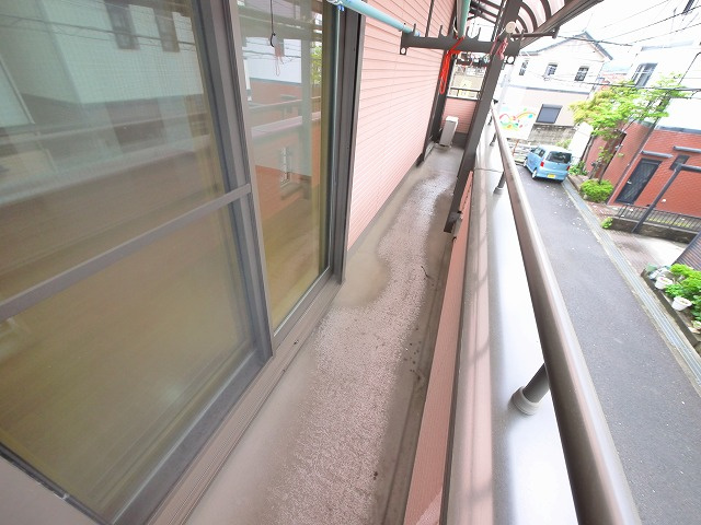 田原本新町貸家のバルコニー|広々としたバルコニーです