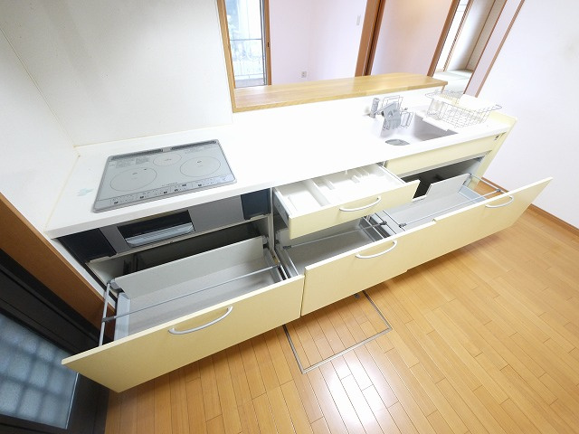 田原本新町貸家のキッチン|きれいなキッチンです