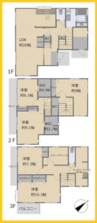 【間取り】 | 綾瀬市吉岡東　リフォーム戸建 | 間取り