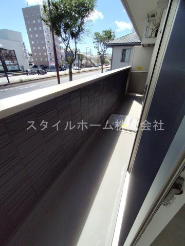 D-Square八町通のバルコニー
