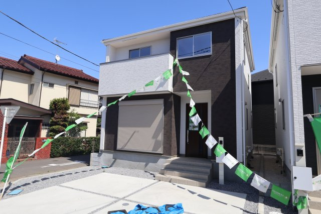 《仲介手数料無料》桶川市神明１丁目5-2新築一戸建てTerrechezの外観|撮影日 2026年5月10日 14:00 晴れ