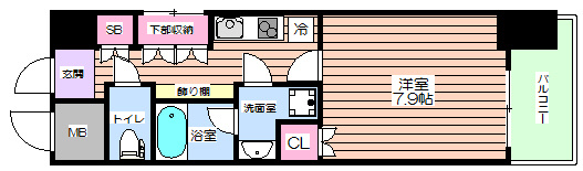 【間取り】 | アンビエンテ四ツ橋