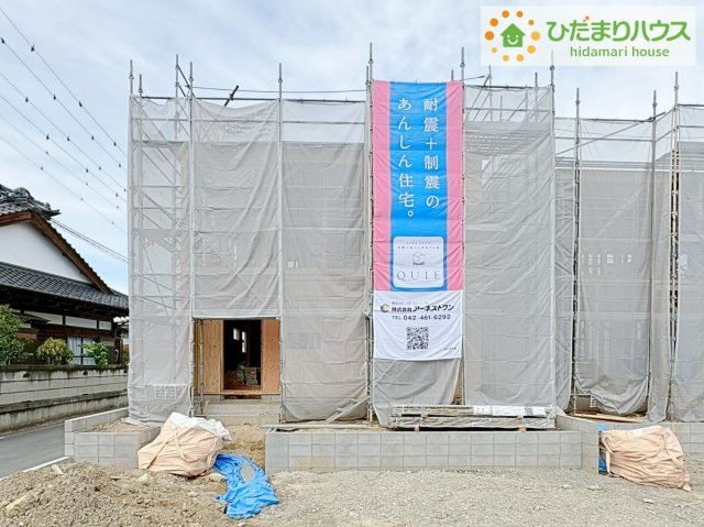 日立市川尻町第7　新築戸建　1号棟の外観|６月完成予定！
似た作りのモデルハウスご内覧可能です♪