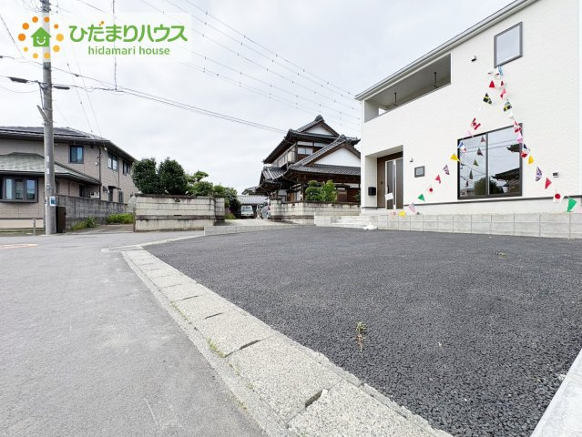 日立市川尻町第7　新築戸建　1号棟の駐車場|駐車2台以上可能で、急な来客時にも安心ですね☆彡