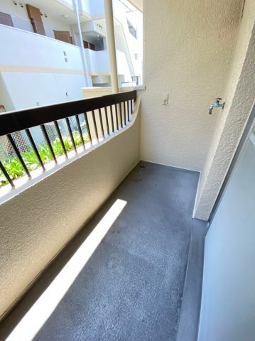 西舞マンションのバルコニー