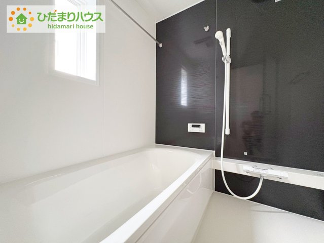日立市川尻町第7　新築戸建　2号棟の浴室|大人が足を伸ばしても十分な広さ！一人でゆっくりくつろぐ時間も大切です！