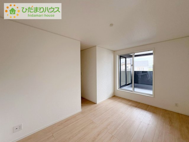 日立市川尻町第7　新築戸建　2号棟の寝室|天井の高い主寝室。ゆっくりと過ごせる大人のくつろぎ空間！