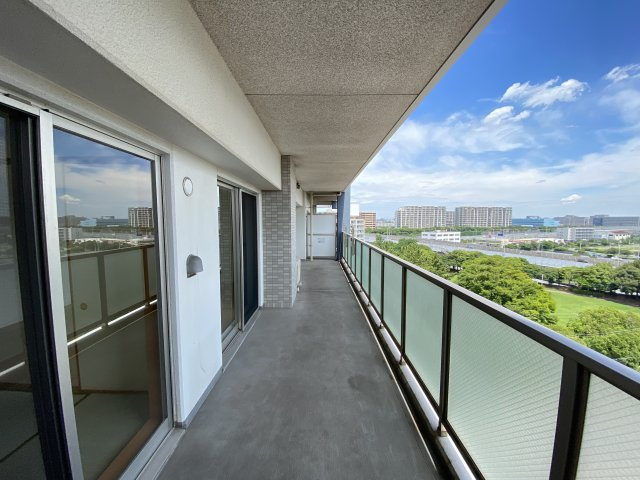 広々バルコニーです。