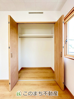 【収納】 | 宇都宮市宝木町二丁目戸建 | 各部屋にはクローゼットを完備しています！収納が多いお家はすっきりして快適空間です♪

