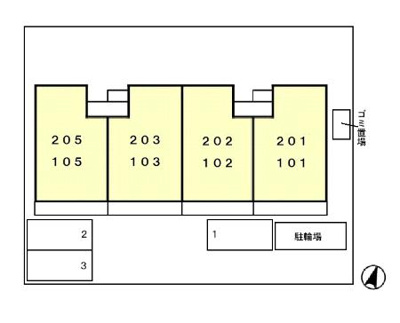 【区画図】 | ティアラ新鎌