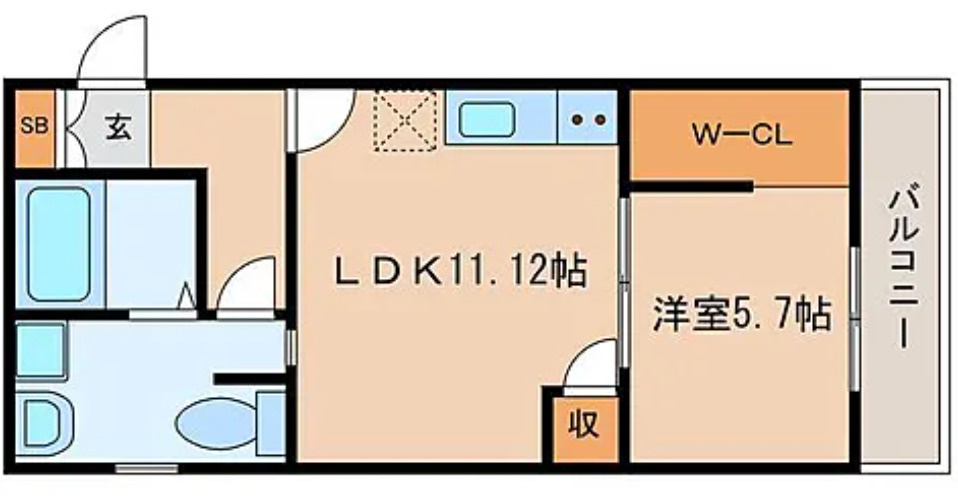 デュオ呉服町の間取り
