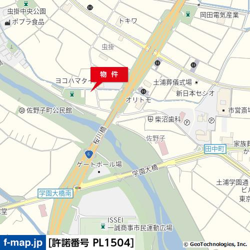 【地図】 | 土浦市虫掛Ｈ倉庫