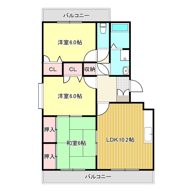 シャルムの間取り
