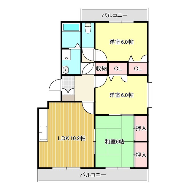 シャルムの間取り