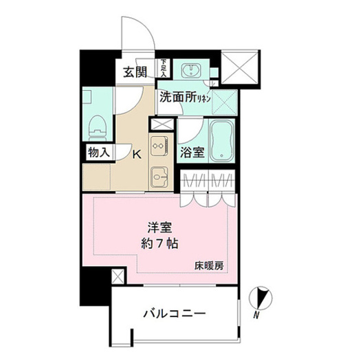 港区白金１丁目の賃貸マンションの画像