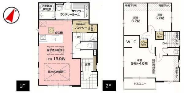 中央線 三鷹駅 バス利用 停歩4分 新築戸建 調布市深大寺東町７丁目の間取り