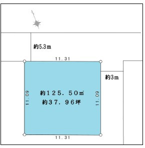 ～建築条件なし～公郷町1丁目土地1　の画像