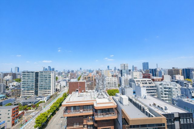 プレサンスロジェ金山駅前の展望|バルコニーからの眺望（最上階のため眺望良好です）