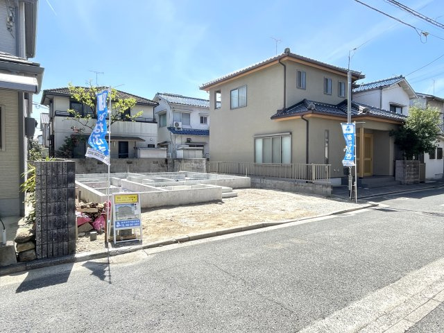 江波栄町　新築一戸建ての外観|現地写真です（2026年4月11日撮影）