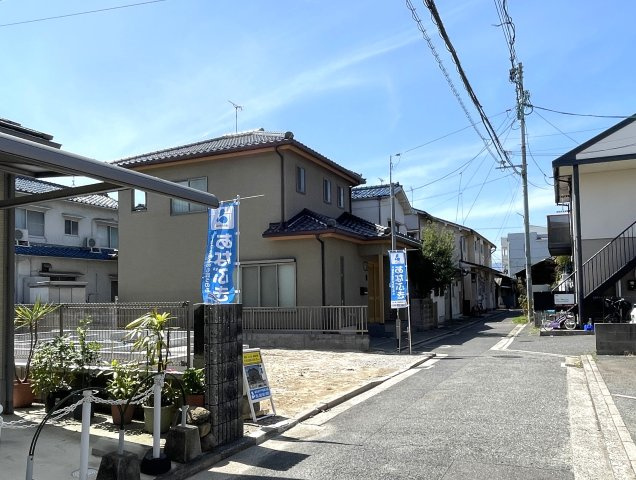 江波栄町　新築一戸建ての前面道路含む現地写真|現地写真です（2026年4月11日撮影）