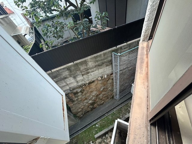 北野町パークハイツのバルコニー