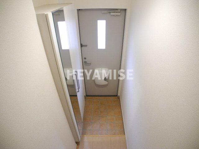 サニーハイツの玄関|※室内画像は別号室のもの※現況を優先します