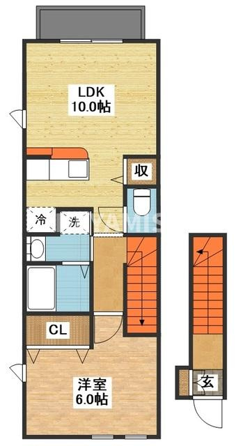 サニーハイツの間取り