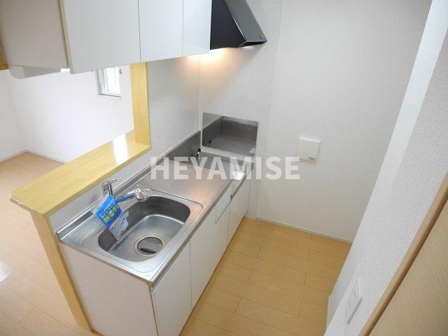 サニーハイツのキッチン|※室内画像は別号室のもの※現況を優先します