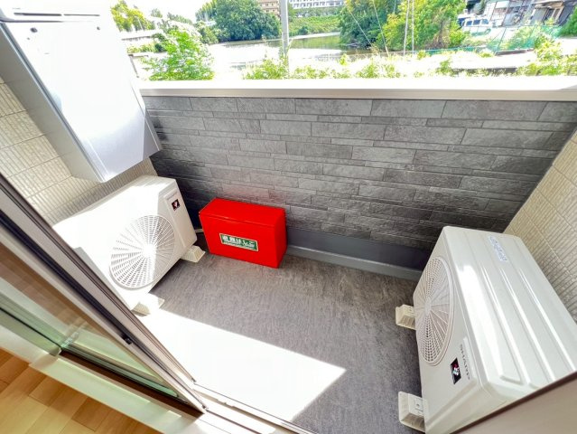 ツイテールⅡのバルコニー
