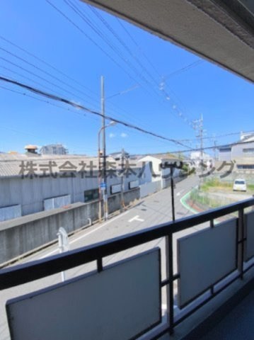 【展望】 | 　寝屋川コーポラスⅠ | 室内からの眺望です