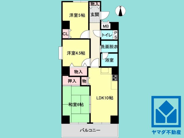 サンハイム上甲子園の間取り