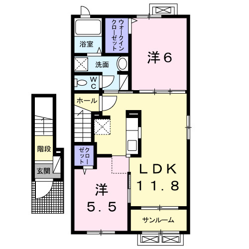 パコⅡの間取り