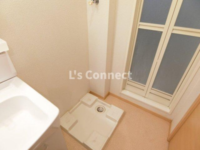 【設備】 | 光ａｐａｒｔｍｅｎｔ１ | 室内洗濯機置き場には排水パン付き。
