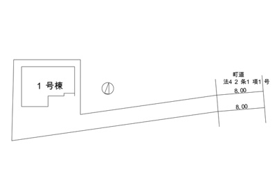 【区画図】 | 駿東郡清水町徳倉 新築一戸建て 1号棟 | 1号棟の区画図です