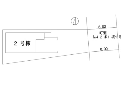 【区画図】 | 駿東郡清水町徳倉 新築一戸建て 2号棟 | 2号棟の区画図です
