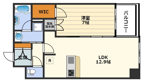 グレンパーク梅田北の間取り