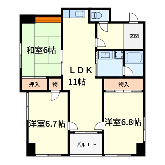 【間取り】 | リヴラ寿