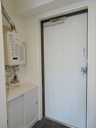 ライオンズマンション幌平橋の玄関