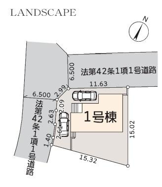 横浜市青葉区荏田西２丁目の新築一戸建の区画図|限定1棟の販売です！
お気軽にお問合せ下さい！